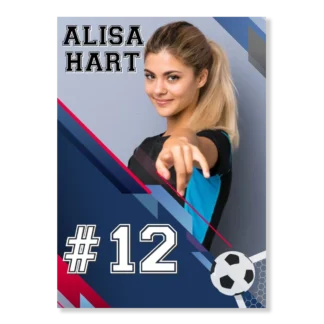 Soccer Card Template 12 - Modern