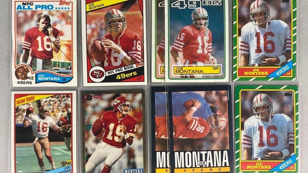 How Much is a Joe Montana Football Card Worth? Print Cards